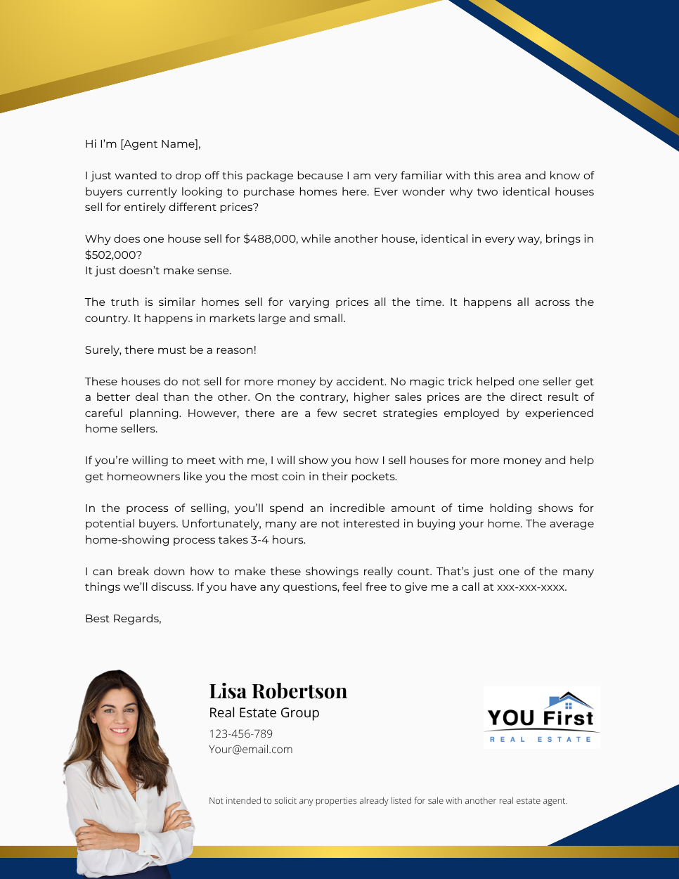 Cover Letter 1 - Design 2