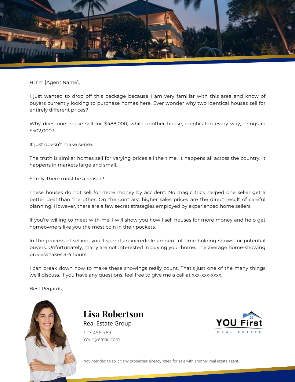 Cover Letter 2 - Design 2