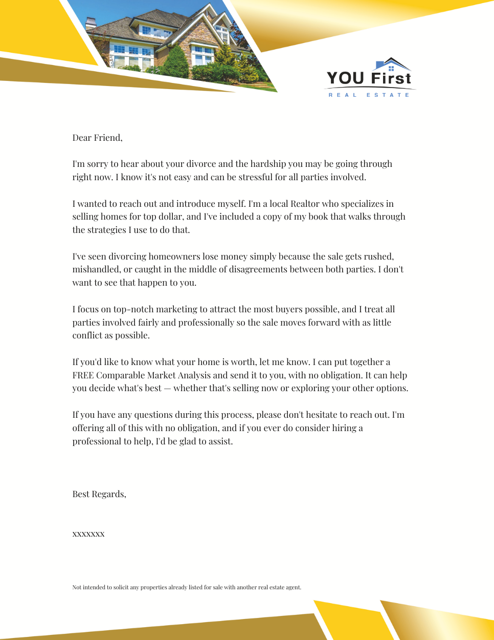 Cover Letter_Divorce HomeOwner 1_Gold