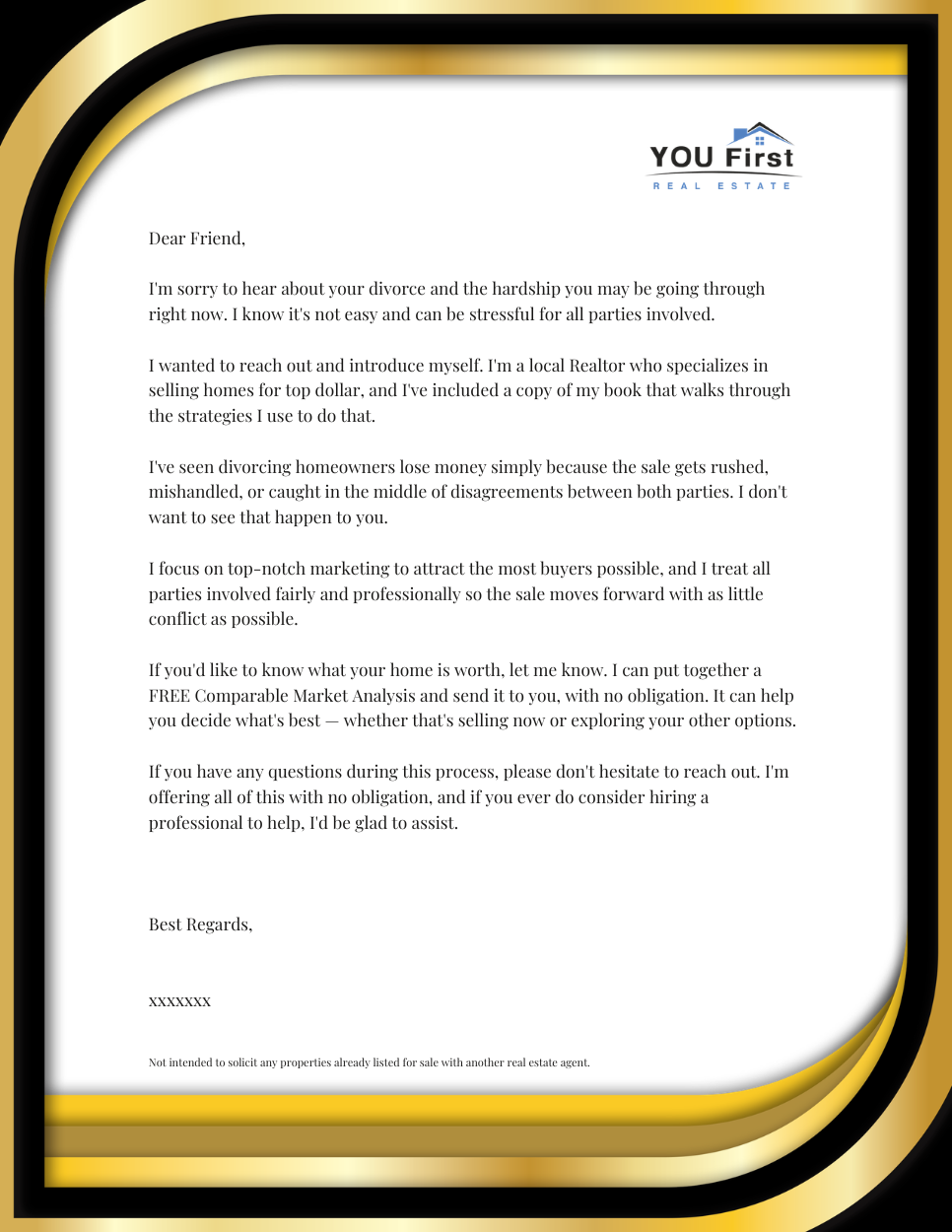 Cover Letter_Divorce HomeOwner 2_Gold