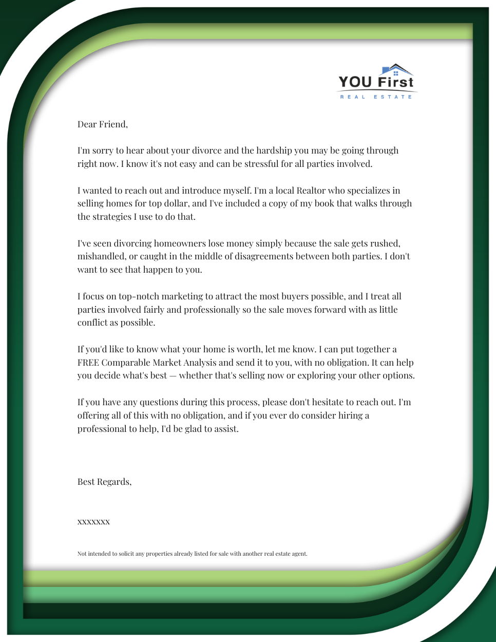 Cover Letter_Divorce HomeOwner 2_Green