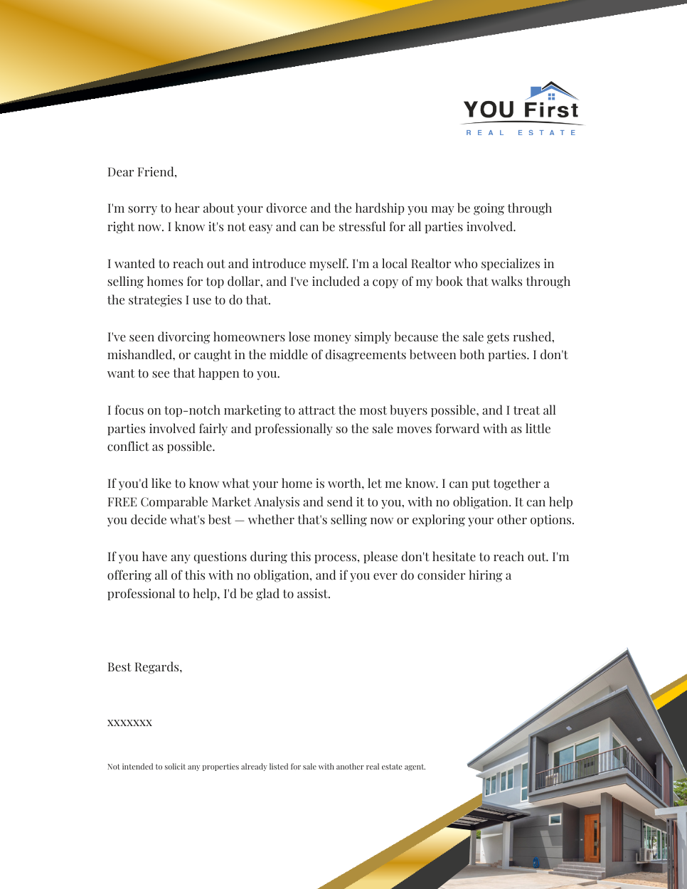 Cover Letter_Divorce HomeOwner 3_Gold