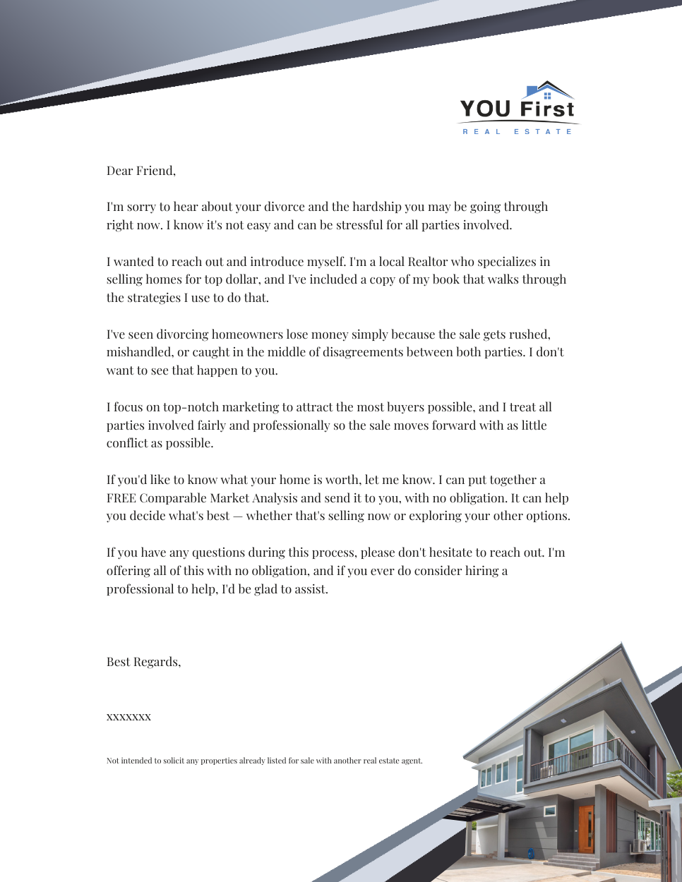 Cover Letter_Divorce HomeOwner 3_Gray