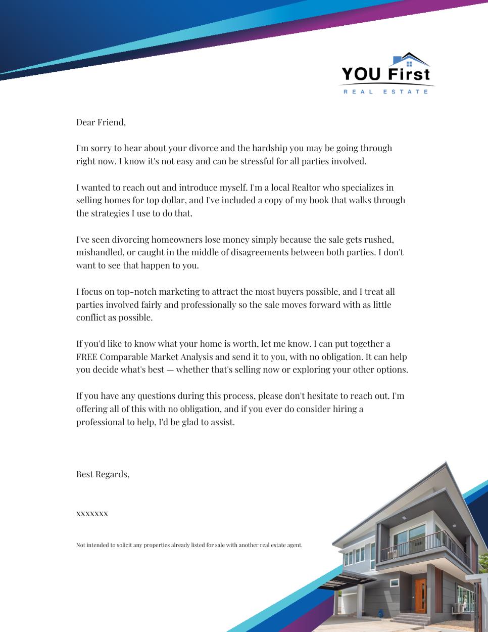 Cover Letter_Divorce HomeOwner3_Blue