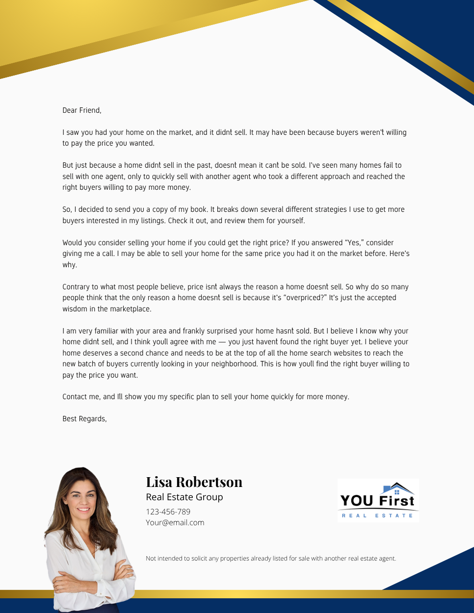 Expired Cover Letter 1 - Design 2
