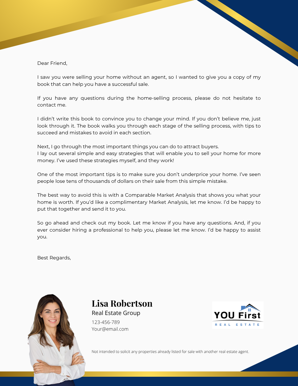 FSBO Cover Letter 1 - Design 2