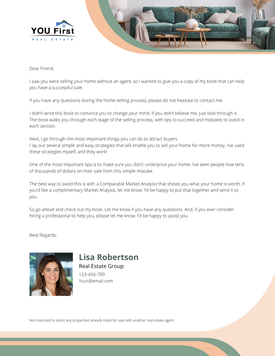 FSBO Neighborhood Champion Cover Letter 1