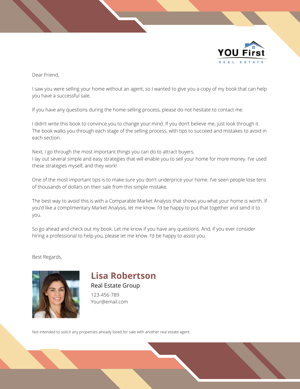 FSBO Neighborhood Champion Cover Letter 2