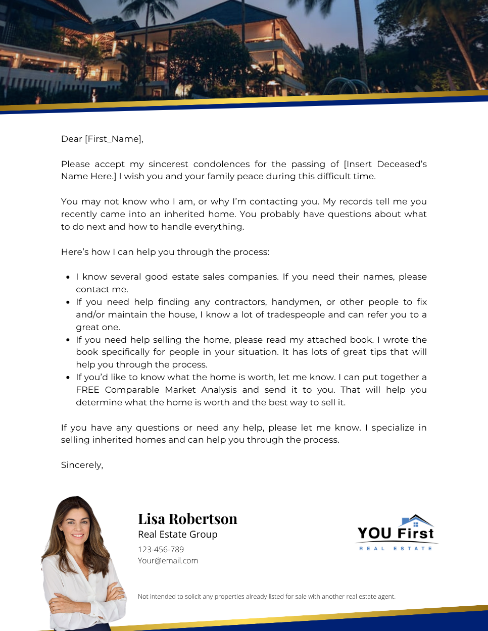 Inherited Cover Letter 2 - Design 2